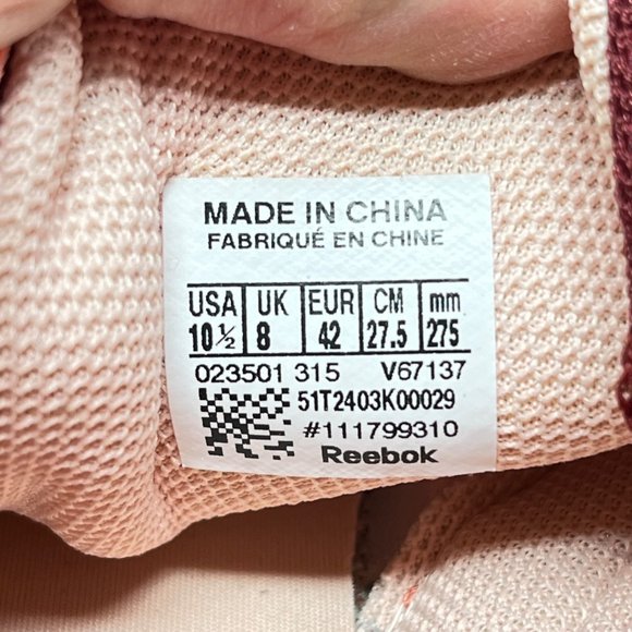 Reebok‎ 3D Ultralight Rosette Camo Casual Sneakers Women's Size 10 - Picture 6 of 6